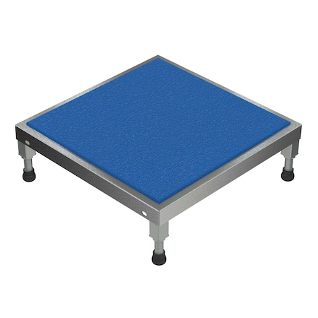 Vestil Adjustable Stainless Steel Stand 6-3/4" to 8-3/4" Height 24"W x 24"L AHT-L-2424-SS